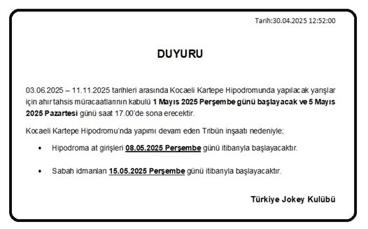 duyuru